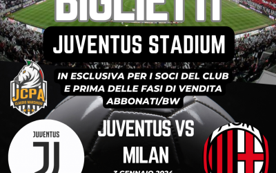 BIGLIETTI JUVENTUS VS milan